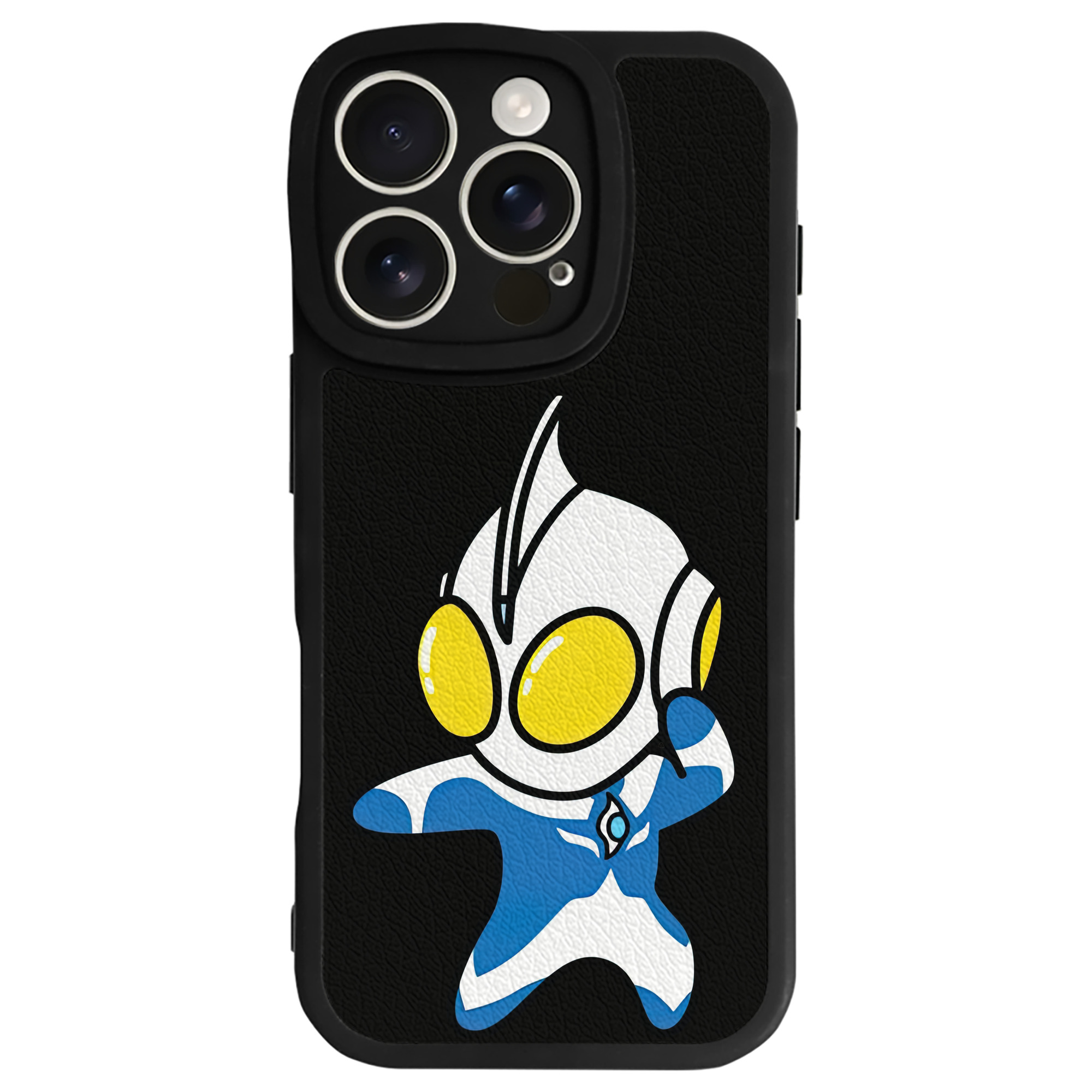 （画像用） ウルトラマン Ultraman 【iPhone 16シリーズ対応】シリコンスマホケース（レザー調） 材質：シリコン